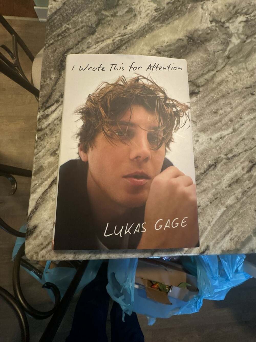 I Wrote This for Attention by Lukas Gage Hardcover Book